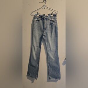 Abercrombie & Fitch Sky Blue Wide Leg Jeans